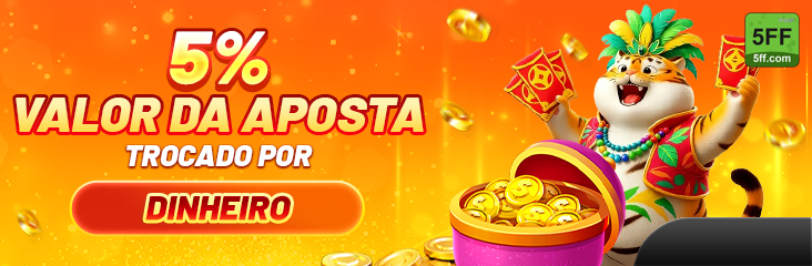 5ff — seção que apresenta jogos em evidência, com ênfase em benefício imediato, pensado para reforçar a presença da